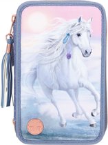 Miss Melody Etui Nature 20 X 13 Cm Polyester Blauw 44-delig