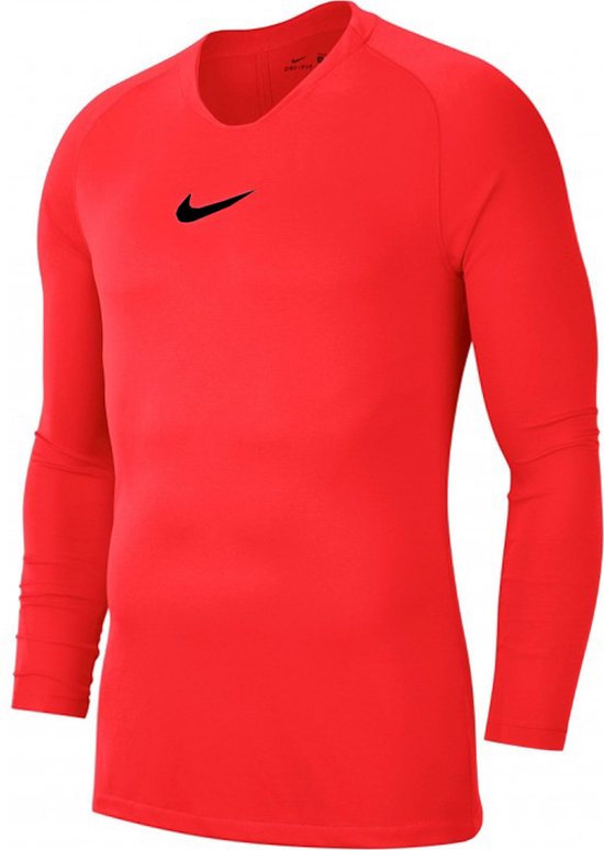 Nike Park Dry First Layer Thermoshirt - Maat XL - Mannen - rood