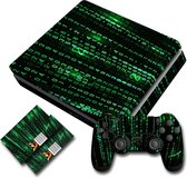 PS4 Slim skin Matrix + 2 controller stickers - Foxx Decals