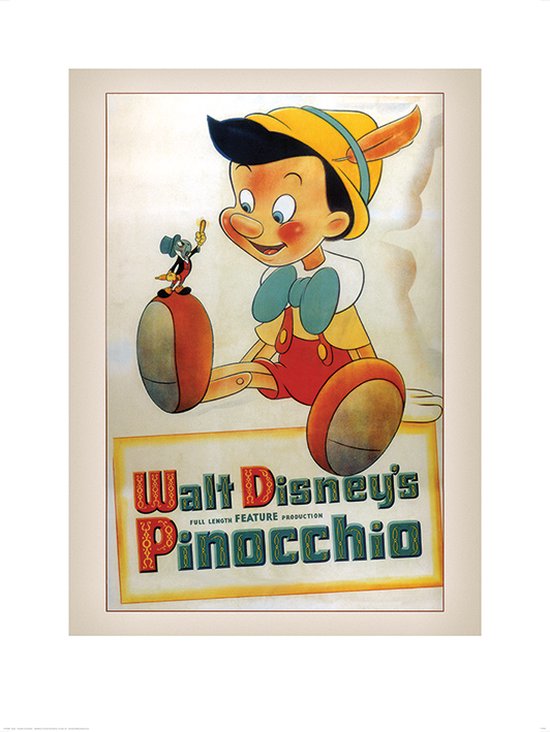Pinocchio Conscience Art Print 60x80cm | Poster