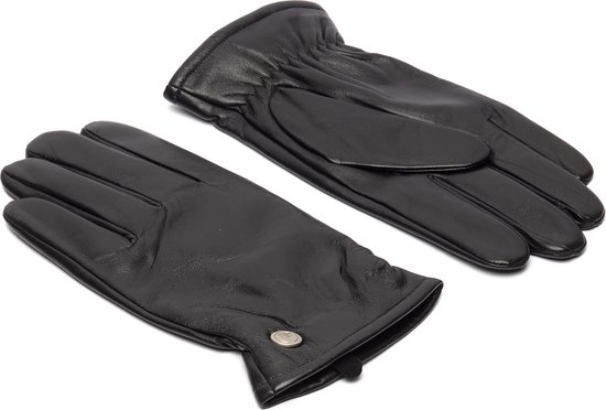 Leren Handschoenen Heren - 100% soepel schaapsleer - Wollen Voering - Warm en Comfortabel - Hoge kwaliteit Schapenleer - Winter accessoire - Outdoor sport - model Jesse - maat L