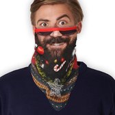 Flappy "Balls on a beard" Ski masker | Wintersport 2021 | Snowboard & Skiën | Schaatsen | Gezichtsmasker | Ski Masker | Face sleeve | Fiets sjaal | wasbaar | wintersport