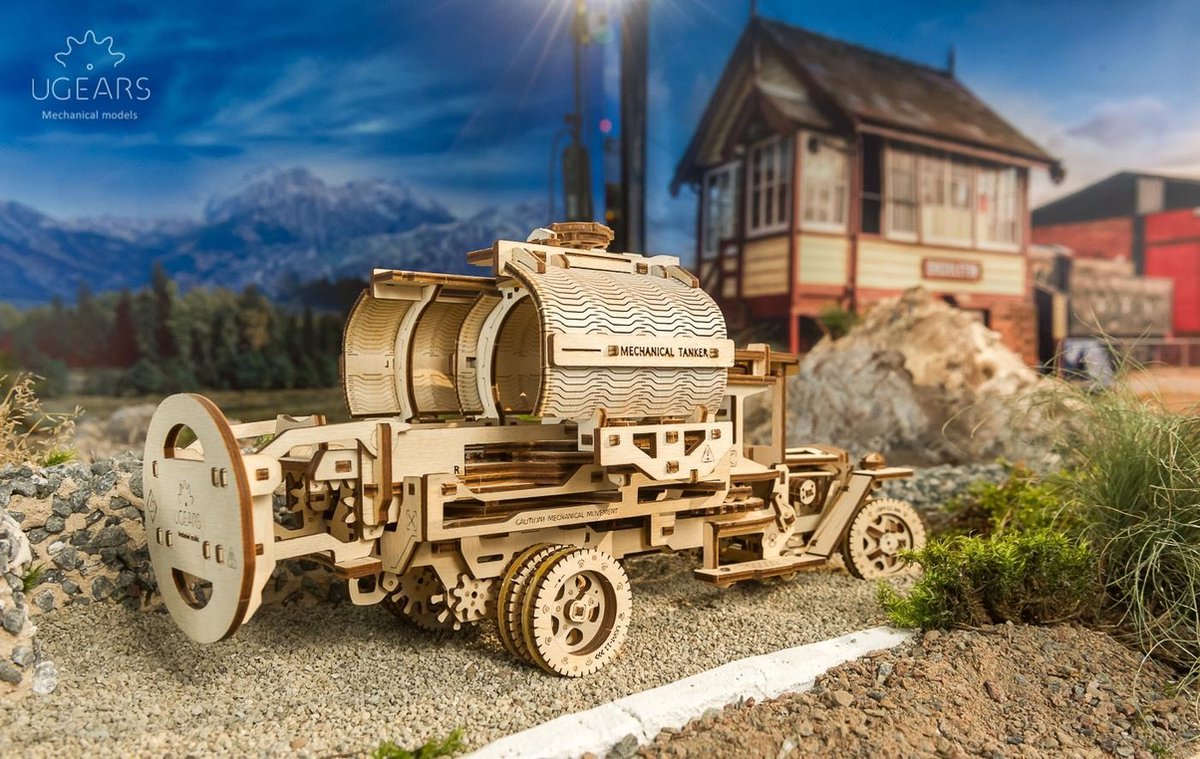 Ugears Modelbouw Hout Mechanische Tanker — afbeelding 13