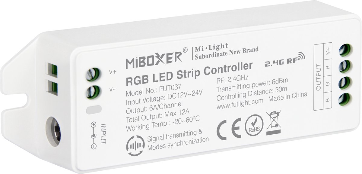 MiBoxer FUT037M ledcontroller - RGB