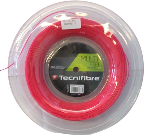 Foto: Tecnifibre tennissnaar multifeel fluor pink 1 25