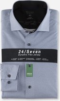 Overhemd Luxor 24/Seven Modern Fit Print Blauw (1238 84 19)