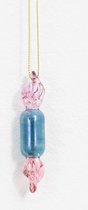 Sissy-Boy - Kerst ornament blauw met roze toffee