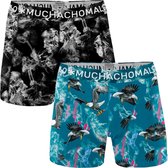 Muchachomalo 2 - Pack - Boxershort Heren - Clinton Affair - Blauw - Maat XL