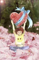 Valentijn - ansichtkaart zonder envelop - valentijnsdag - liefde - bloemen - valentijnskaart