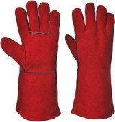 Benelux Wears / Lashandschoen gemaakt van rundssplitleder. De handschoen is volledig gevoerd, biedt bescherming bij hoge temperaturen en is geschikt bij MIG/MAG werkzaamheden. M 12