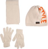 Kitti 3-Delig Winter Set | Muts met Fleecevoering - Sjaal - Handschoenen | 9-15 Jaar Jongens | K23180-09-01 | 001