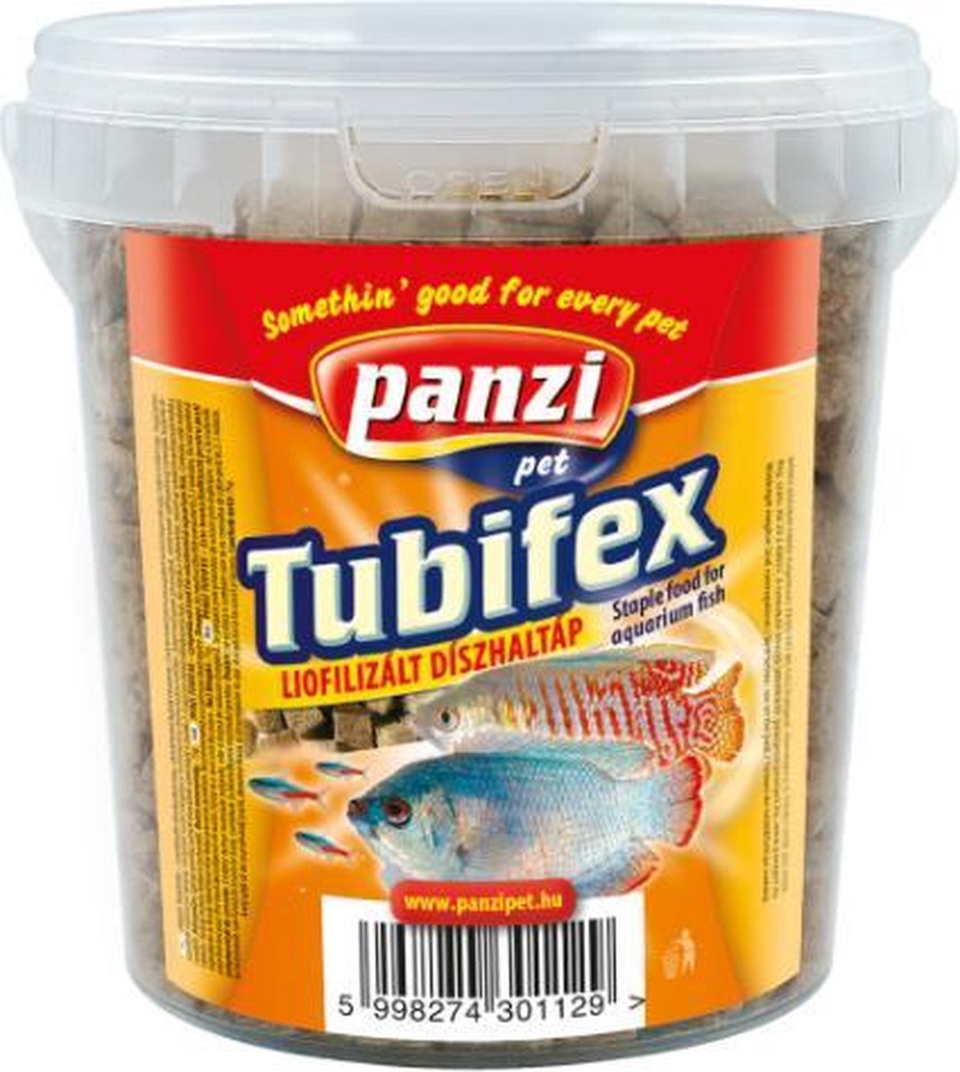 Panzi-Pet - Vissenvoer - Vis - Tubifex - 1L