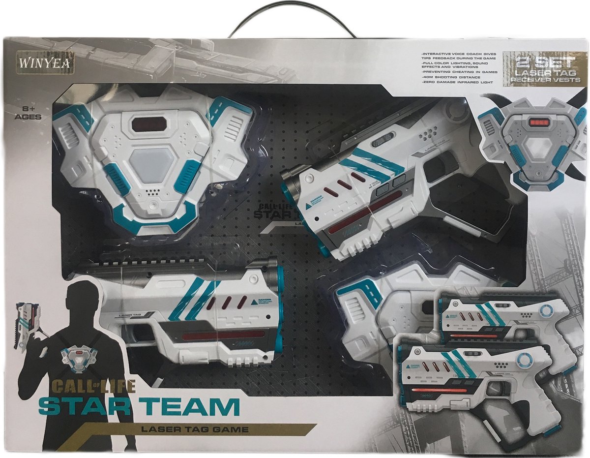 Danstar Laserguns - Lasergame - Laser Pistool - Speelgoed | bol.com