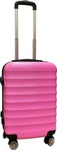 Travelerz handbagage koffer met wielen 39 liter - lichtgewicht - cijferslot - roze (1515)