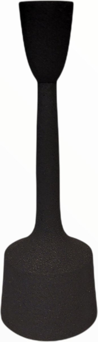 Branded By - Kandelaar - Ditte - Zwart - Metaal - 19 cm hoog