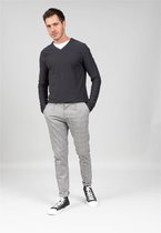 DEELUXE Geruite broek LAUREL Grey