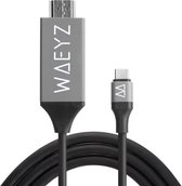 WAEYZ - HDTV Adapter Kabel USB-C Naar Hdmi - Voor Apple - Android - Windows Universeel HDTV kabel USB-C