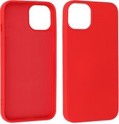 Hoesje Geschikt voor de iPhone 13 - Fashion Color Backcover Telefoonhoesje - Rood