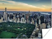 Poster New York - Central Park - Skyline - 160x120 cm XXL