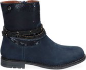 Braqeez Nadja Nova Meisjes Enkellaarsjes - Blauw - Nubuck - Ritssluiting