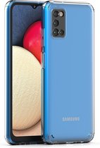Geschikt voor Samsung Galaxy A03s Hoesje - A03s Hoes TPU Transparant Siliconen Case
