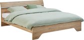 Beddenreus bed Wald - Tweepersoonsbed - 180 x 200 cm - Eiken - Inclusief matras