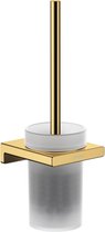 Hansgrohe AddStoris toiletborstel met wandhouder 10,5x12x34,2cm polished gold optic