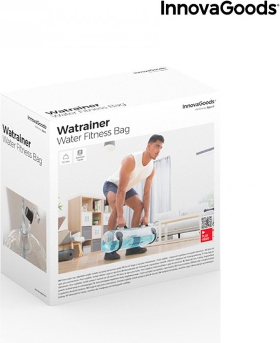 Fitness Waterzak AquaBag Aqua Bag Water Zandzak/Fitness Tube/Water Vulbare Ruck Gewichten Workout Heavy Duty Draagbare Trainingsapparatuur Exersize Equipt (Kleur: Helder, Maat: 38X16cm
