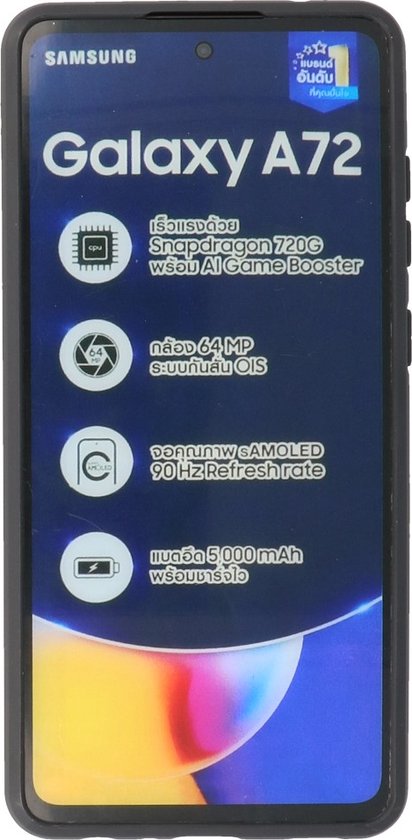 Coque pour Samsung Galaxy A72 5G - Coque rigide Tough Armor - Coque pour téléphone avec fonction de support - Coque arrière Bestcases - Rose