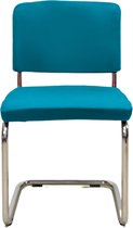Stoelhoes Bandal® | Stoelhoezen | stoelhoes eetkamerstoel| stoelhoezen eetkamerstoel | hoezen voor stoelen | stoelhoesset | Handgemaakt in NL | 95% katoen | Turqouise