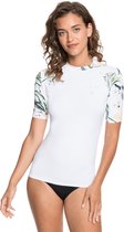 Roxy - UV Zwemshirt voor dames - Bloom Lycra - Helder Wit/Bloem - maat L