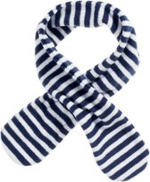 Playshoes - Fleece sjaal voor kinderen - Onesize - Marineblauw/Wit - maat Onesize