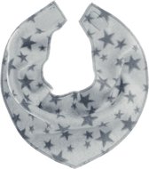 Playshoes - Fleece driehoek sjaal voor kinderen - Onesize - Sterren - Grijs - maat Onesize