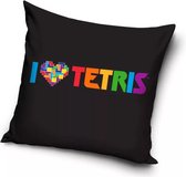 I Love Tetris Sierkussens - Kussen - 40 x 40 inclusief vulling - Kussen van Polyester - KledingDroom®