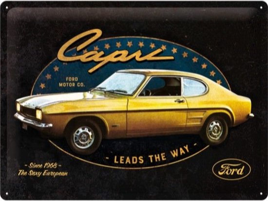 Wandbord Special Edition - Ford - Capri Leads The Way 1968