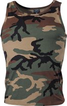 MFH US Tanktop - Woodland camouflage - 170 g/m² - MAAT M