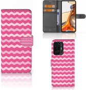 Hoesje ontwerpen Xiaomi 11T | 11T Pro GSM Hoesje ontwerpen Waves Pink