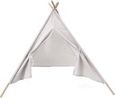 Kedzi Tipi Tent - Tipi Tent Kinderen - Tipi Speeltent - Wit