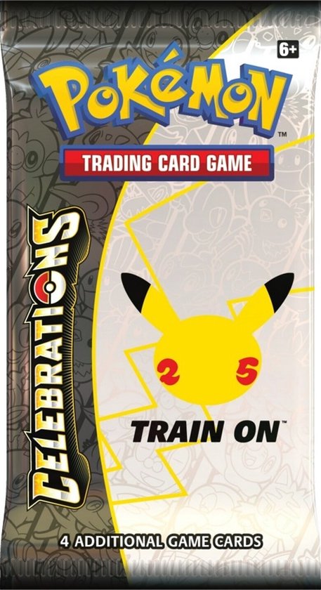 Pokemon Celebrations Booster Pack - 25th Anniversary - Train On