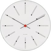 Arne Jacobsen Bankers Clock Wandklok Wit - Ø 21 cm 43630