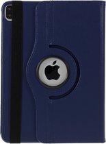 Arara Hoes Geschikt voor iPad Air 4 (10,9 inch) 2020 - Draaibaar hoes book case - Donker Blauw
