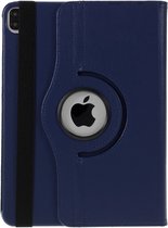 iPad Air hoes - iPad Air hoes 4 - Draaibaar hoes iPad Air 4 - book case iPad 2020  - Donker Blauw