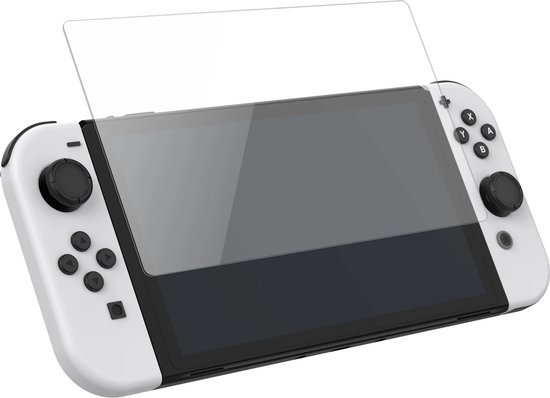 Prisma NL® Screenprotector - Nintento Switch OLED Screenprotector - Tempered Glass - Beschermglas - Premium - Gehard glas - 9H - Full cover