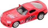 Super Cars Die Cast 1:43 - 3 race auto's 10 cm in 3 kleuren - Model : Sport 28 PVP