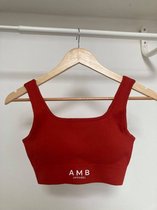 AMB apparel Sport BH SEXY RED Maat M