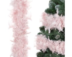 Springos Boa | Kerstslinger | Kerstboa | Kerst accessoires | 1.8 m | Roze