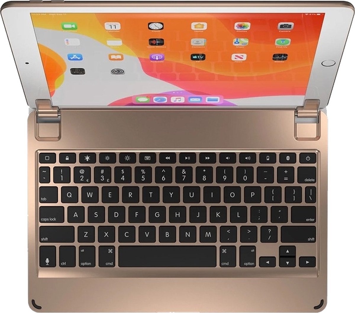 Brydge toetsenbord voor iPad 7 10.2 (2019) - QWERTY - Goud - Brydge