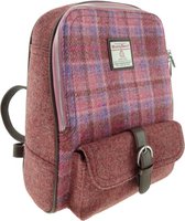 Glen Appin Rugzak Naver Pink  - Echte Harris Tweed - Made in Scotland