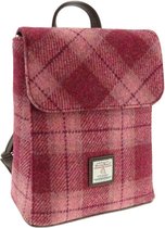 Glen Appin Harris Tweed Mini Rugzak Tummel Roze (Salmon) - Made in Scotland