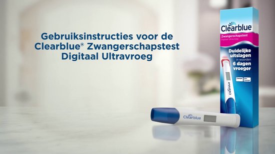 Test de grossesse Clearblue Digital Ultra Early (10 mUI/ml) - Il n'y a pas  de test qui vous donnera un résultat plus rapide - 2 tests digitaux
